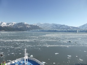 Slowly through the icebergs