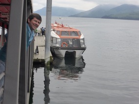 A little boat from the big boat