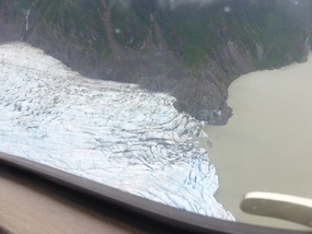 The Mendenhall from the air