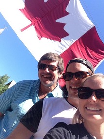 Parade time selfi