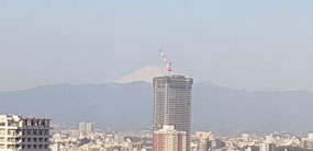 Mt Fuji - a rare sight in Tokyo