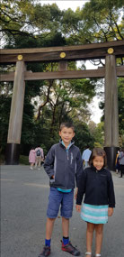 The gates to Meiji Shrine