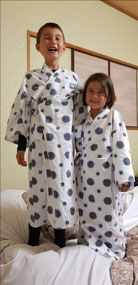 In our yukatas!