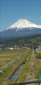 Mount Fuji from our Shinkansen