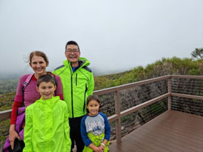 Wilpena Pound in the clouds