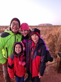 Sunrise at Uluru