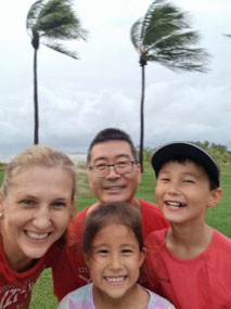 A windswept Christmas day