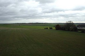 View of Crécy from English position