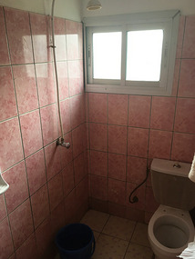My water-less bathroom