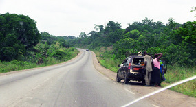 On the road to Douala