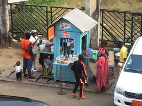 A street kiosk