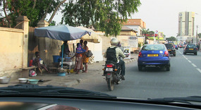 Driving back to the hotel