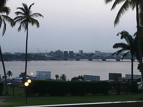 Abidjan at dusk