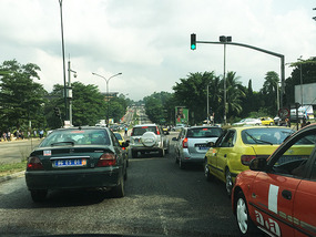 Leaving Abidjan