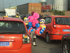Hawker: inflatable water toys!
