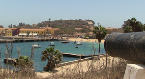 The port on Gorée Island