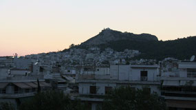 Athens at dusk