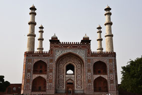 The entrance to Akbar's mausoleum