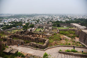 The Golkonda Fort in Hyderabad