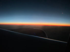Sunrise over the North Atlantic