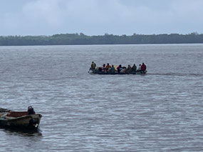 Activity on the Wouri Estuary