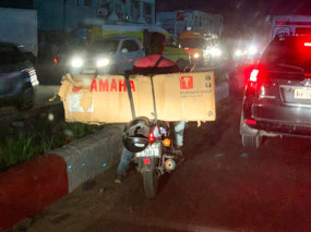 Outboard motor delivery