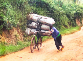 Charcoal delivery