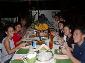 Dinner at the Macaraegs'