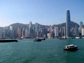 Last views of Hong Kong Harbor