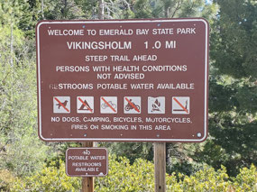 Starting on the trail