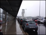 Christchurch Airport before leaving
