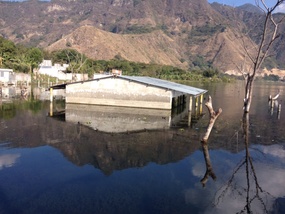 House under water