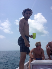 Tariq ready to rock this boat.
