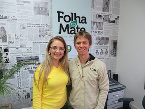 After my Interview at Folha do Mate