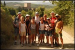 Castello Di Ripa D'Orcia in the back ground