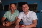 With cousin Guiseppe (Orazio) Sciacca