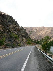 Desert, Road, Water