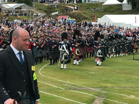 The massed bands