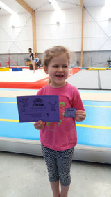 Our very proud Charlotte.