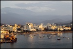 Sunset over Santa Marta, Colombia.