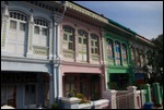 Traditional Peranakan  shop houses.