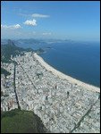 Copacabana from helicopter