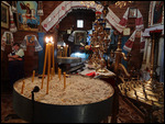 cierge, eglise en bois , Yasinya