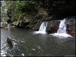 the wooman cry waterfall