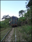 le train à l'arret.