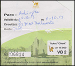 billet entrée du parc