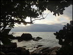 sunset from my bungalow