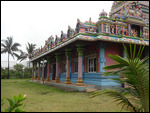 temple hindou, quartier ouest plage, ST Pierre