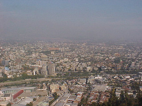 Overlooking Santiago