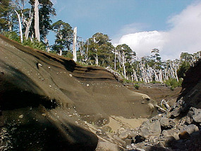 Outside the cave